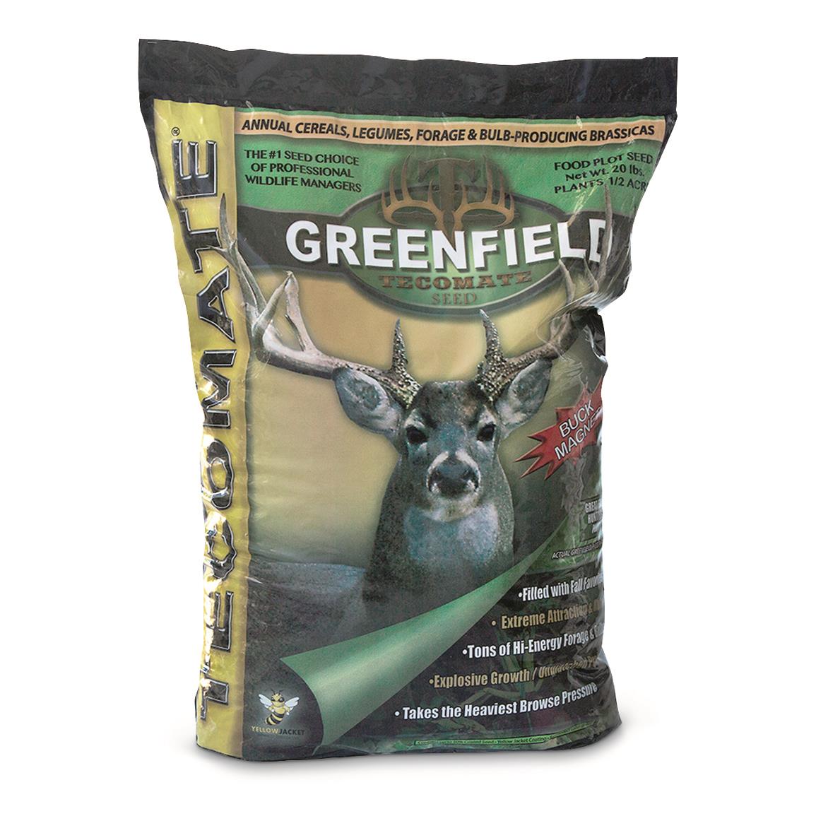Tecomate Greenfield Seed Mix, 20-lb. bag