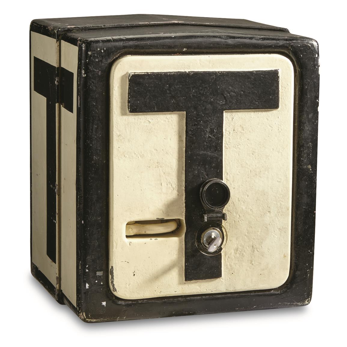 German Military Surplus Vintage Railroad Phone Box, Used