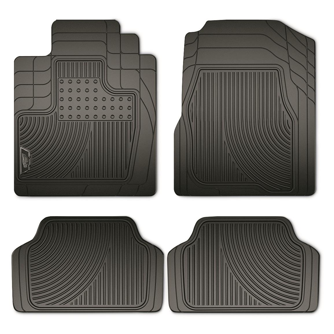ArmorAll SUV/Crossover Floor Mat Set, 4piece, Black 715928, at