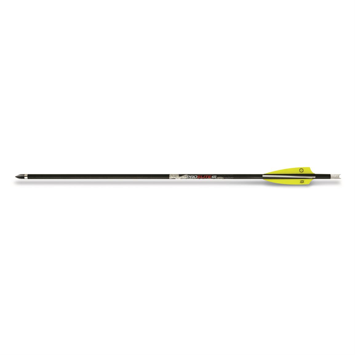 TenPoint Pro Elite 400 Carbon Crossbow Arrows, 6 Pack