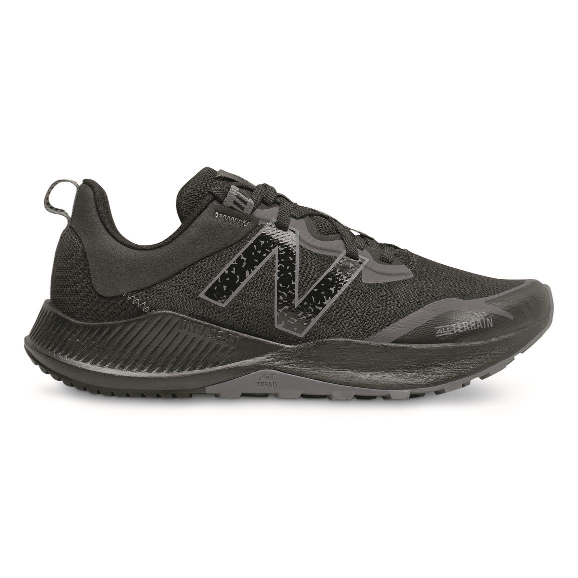 New Balance Men's Nitrel V4 Trail Running Shoes, Black/Black