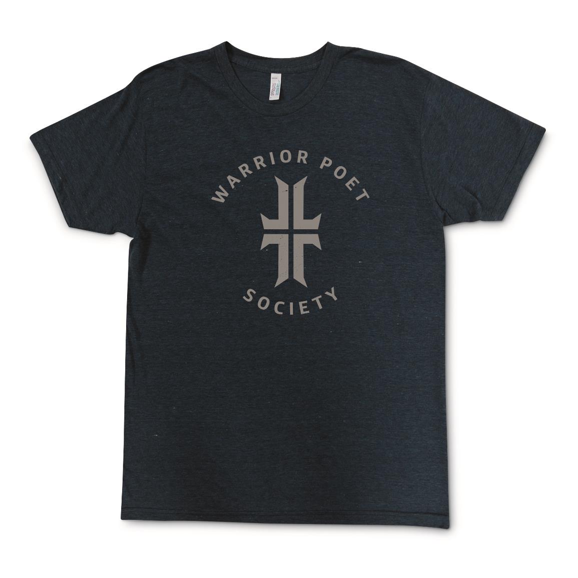 Warrior Poet Society Logo T-Shirt, Navy/Gray