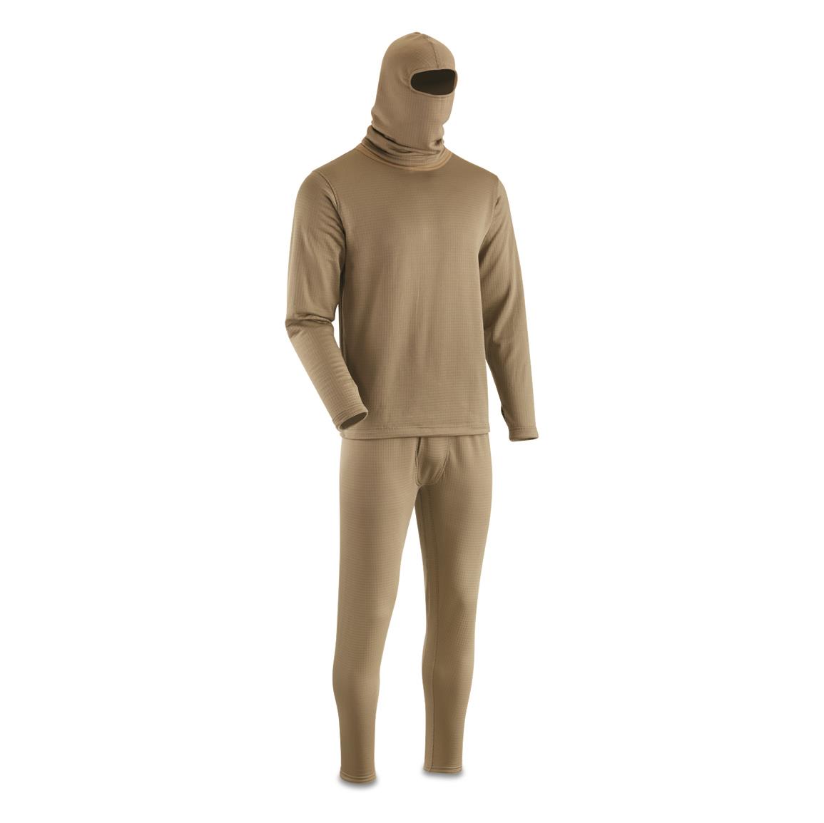 ECWCS Military Fleece Thermals Extra Warm Winter Underwear Long Johns Base  Layer