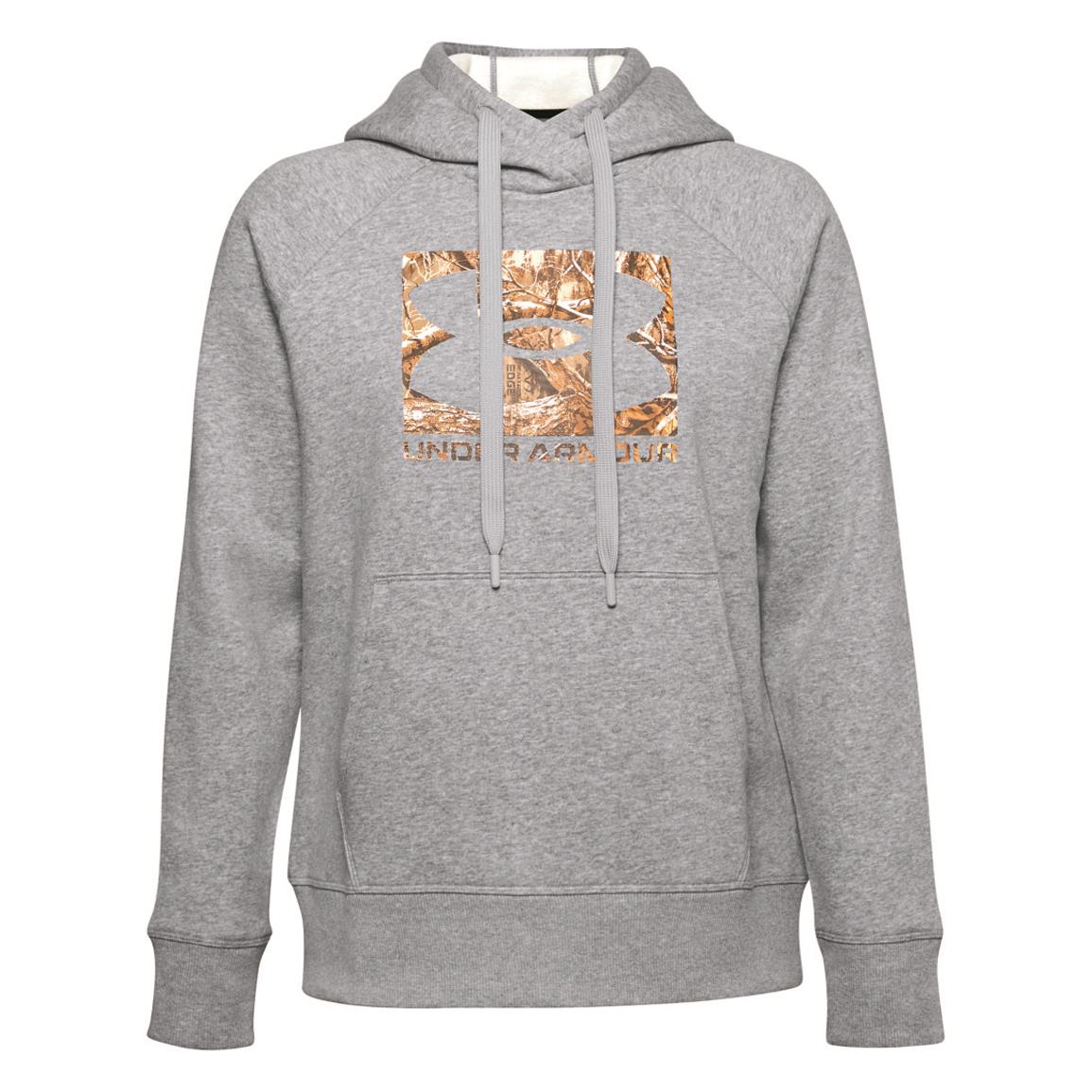 Under Armour Women's Rival Fleece Camo Logo Hoodie - 716489, Shirts & Tops  at Sportsman's Guide