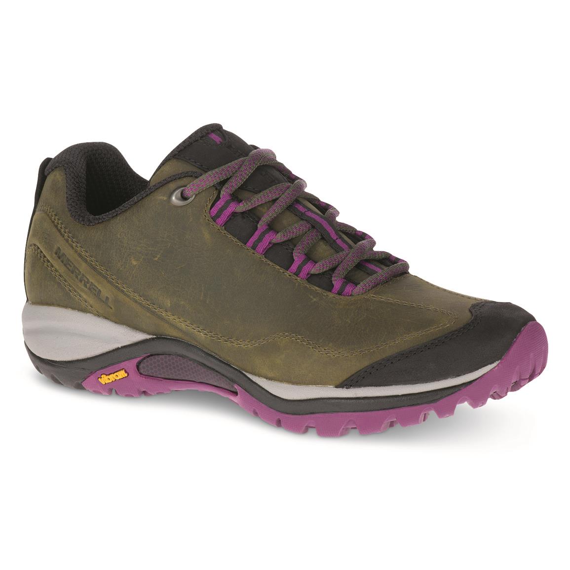 Merrell Women's Siren Traveller 3 Hiking Shoes, Olive/purple