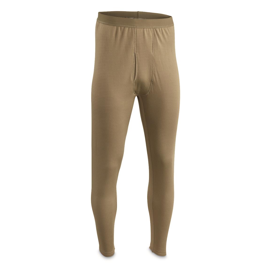 Brooklyn Armed Forces Fleece Base Layer Pants, Coyote