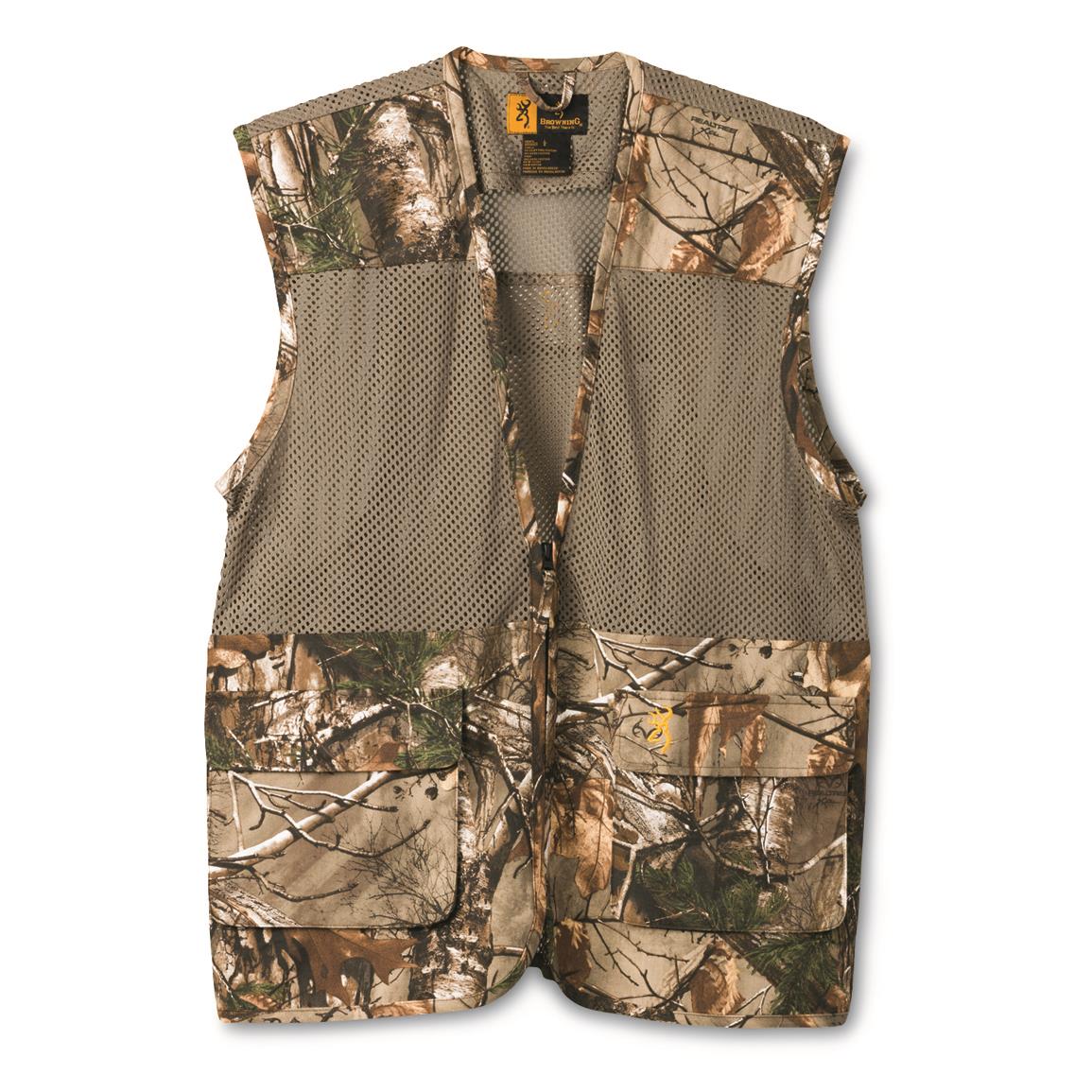 Browning® Upland Hunting Dove Vest, Realtree Extra/olive