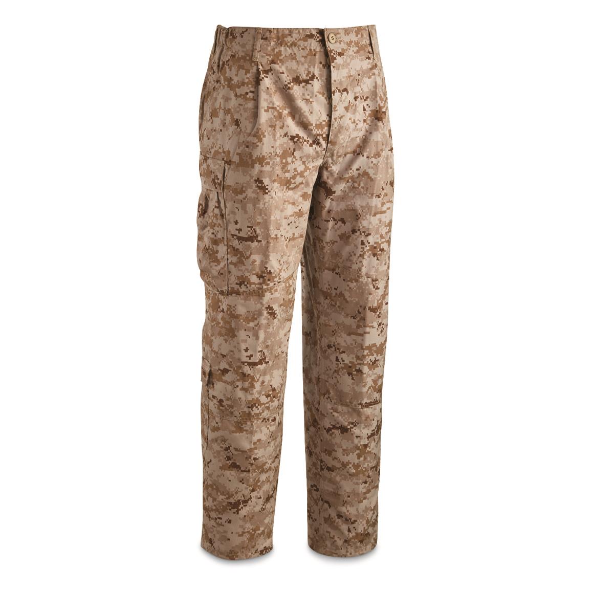 U.S. Military Surplus FROG Combat Pants, New, Digital Desert