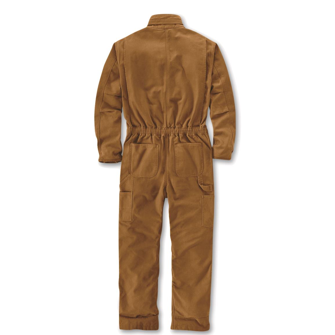 Download Carhartt Men's Washed Duck Insulated Coveralls - 716946 ...