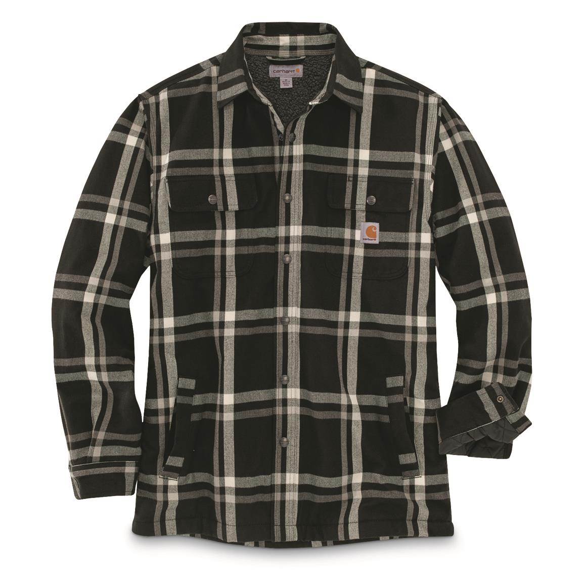 carhartt mens flannel shirts