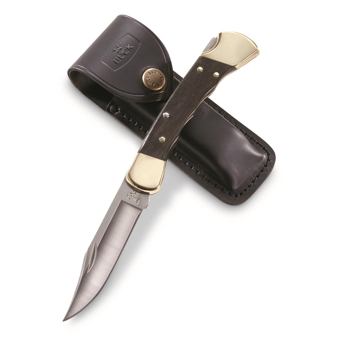 Buck Knives 110 Folding Hunter Knife, Finger Grooves