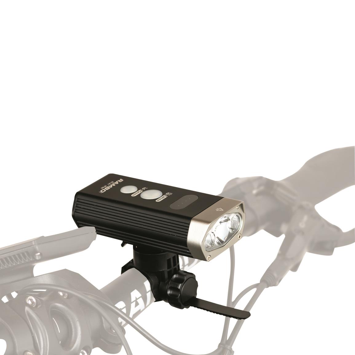 Universal Fit Rambo Bikes Pro Hunter Ultra Bright Flashlight Accessory Black 