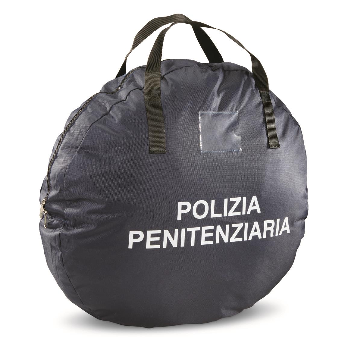 Italian Penitentiary Police Surplus Round Bag, New