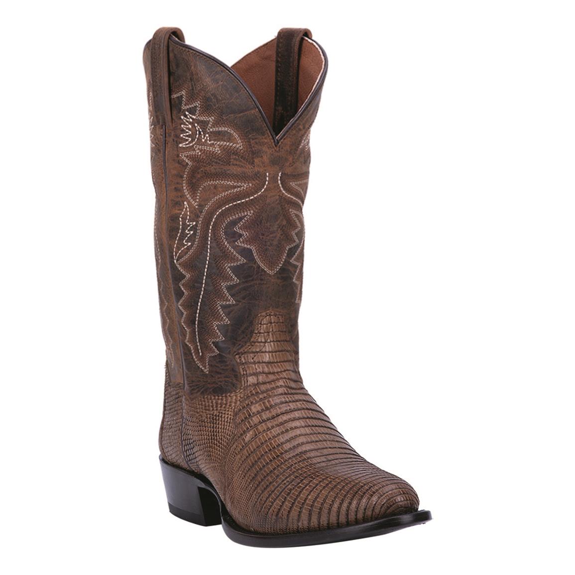 Dan Post Men's Winston Lizard Western Boots, Bay Apache