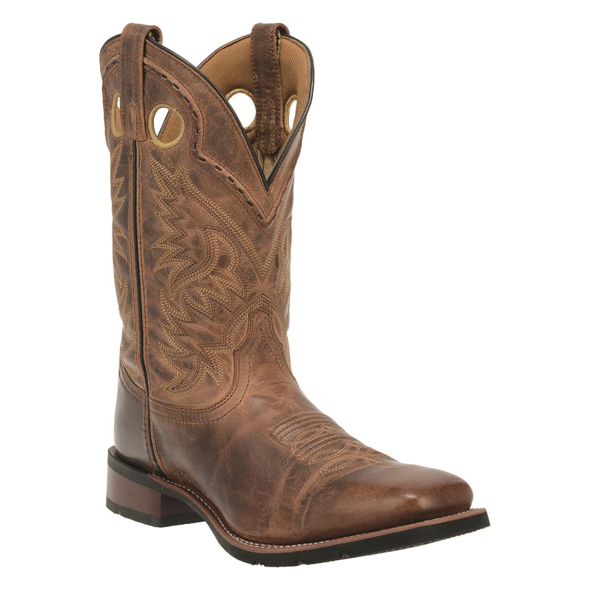 Laredo Men's Kane Leather Western Boots, Tan