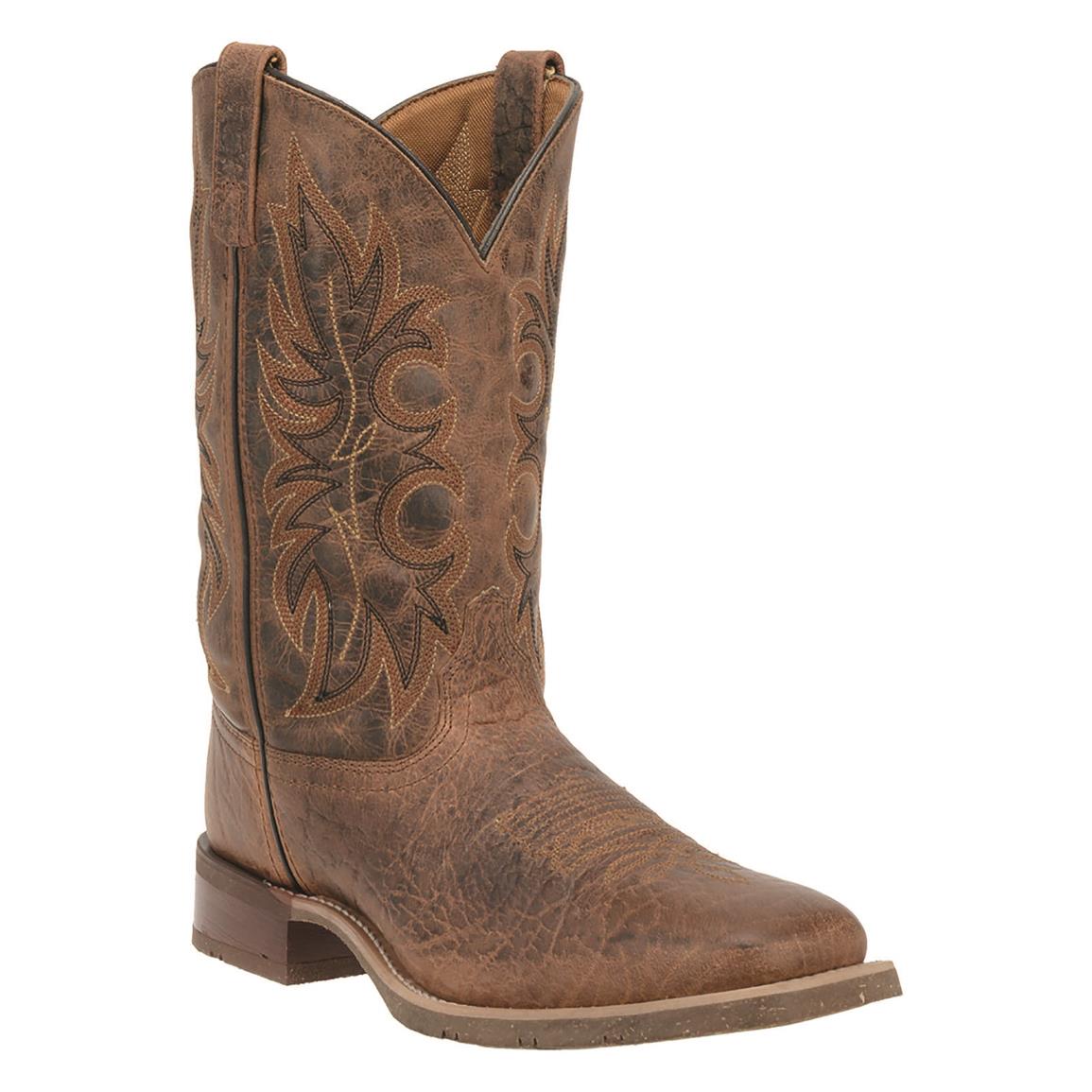 Laredo Men's Durant Leather Western Boots, Rust
