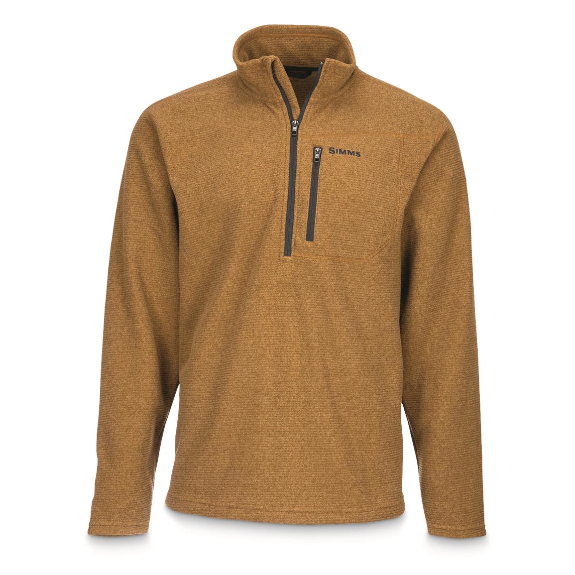 Simms Men's Rivershed Quarter-zip Fleece Sweater - 717238, Sweatshirts ...