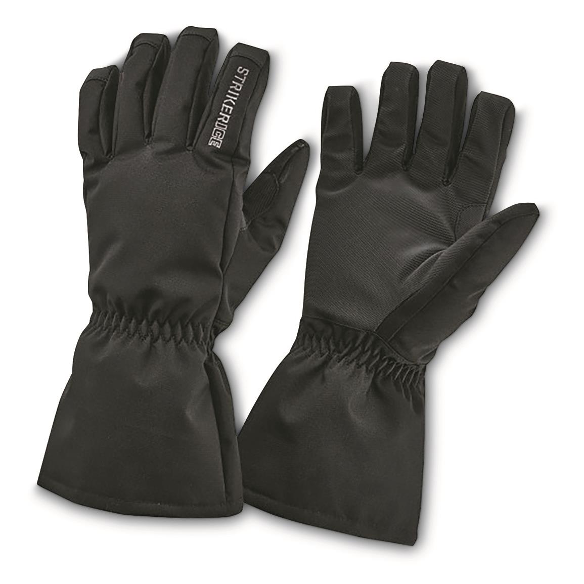 StrikerICE Trekker Ice Fishing Gloves, Black