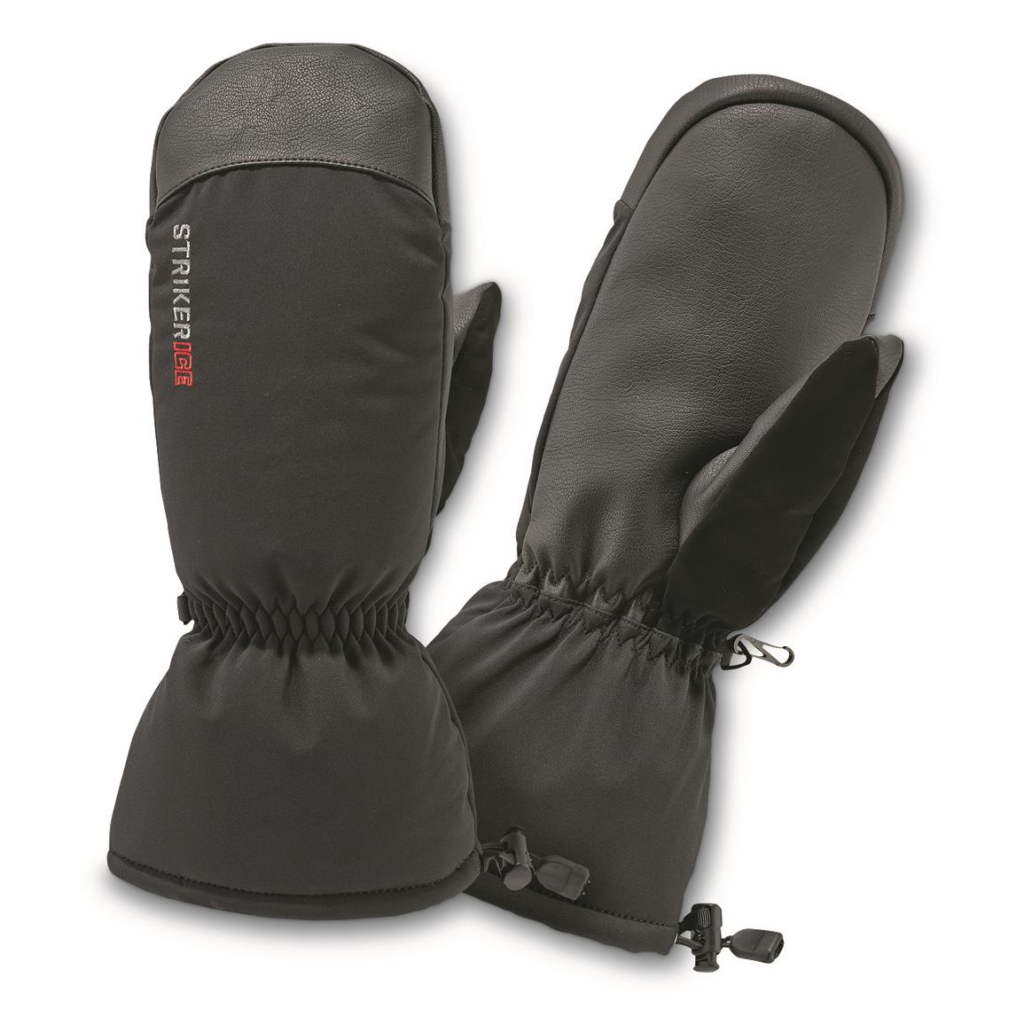 StrikerICE Tundra Waterproof Insulated Mittens, Black