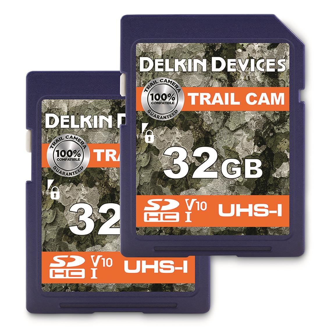 Delkin Devices 32GB SD Memory Card, 2 Pack