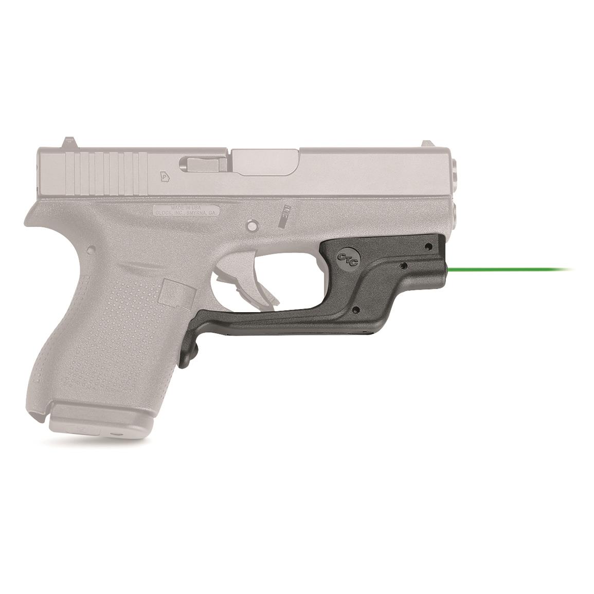 Crimson Trace LG-443G Laserguard Green Laser for Glock 42, 43, 43X and 48