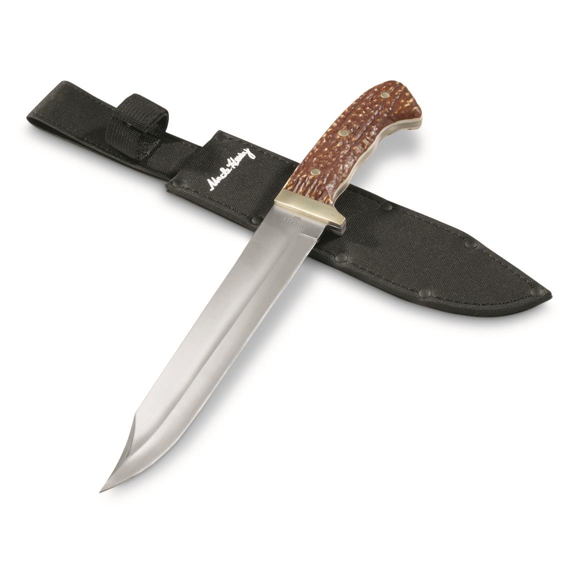 Uncle Henry Bowie Full Tang Fixed Blade Knife