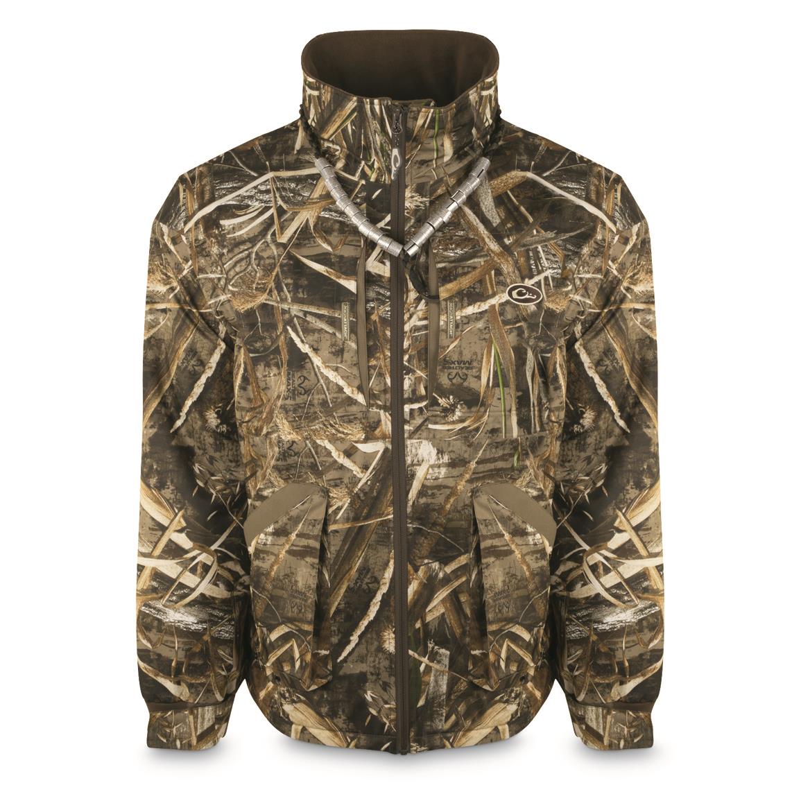 Drake Waterfowl Refuge 3.0 Fleece-lined Full-zip Hunting Jacket, Realtree MAX-5®