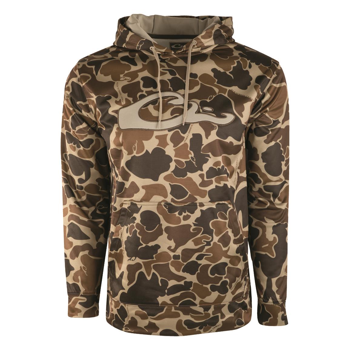 DRAKE WATERFOWL MST FLEECE LINED PULLOVER FULL ZIP 2.0 MAX-5 CAMO XL 