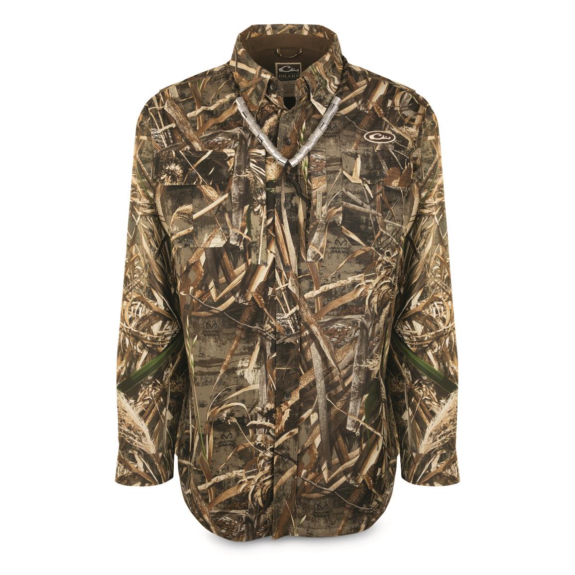 Drake Waterfowl Guardian Flex Shirtket, Realtree MAX-5®