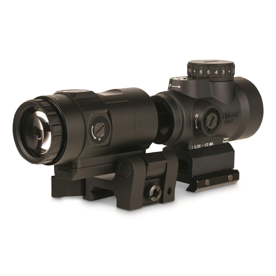 Trijicon MRO HD 1x25mm Red Dot Sight with 3X Magnifier