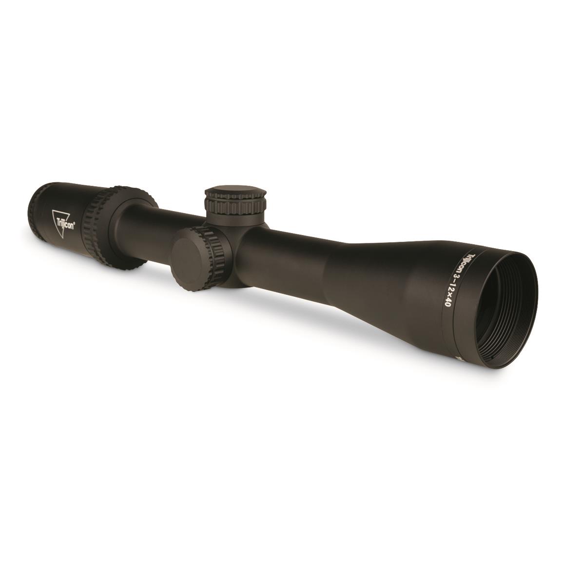 Trijicon Ascent 3-12x40mm Rifle Scope, BDC Target Hold Reticle