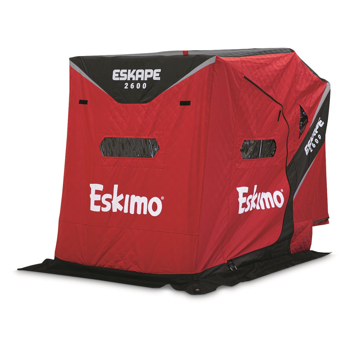 Eskimo Eskape 2600 Flip-Over Insulated Ice Fishing Shelter, 2-Person