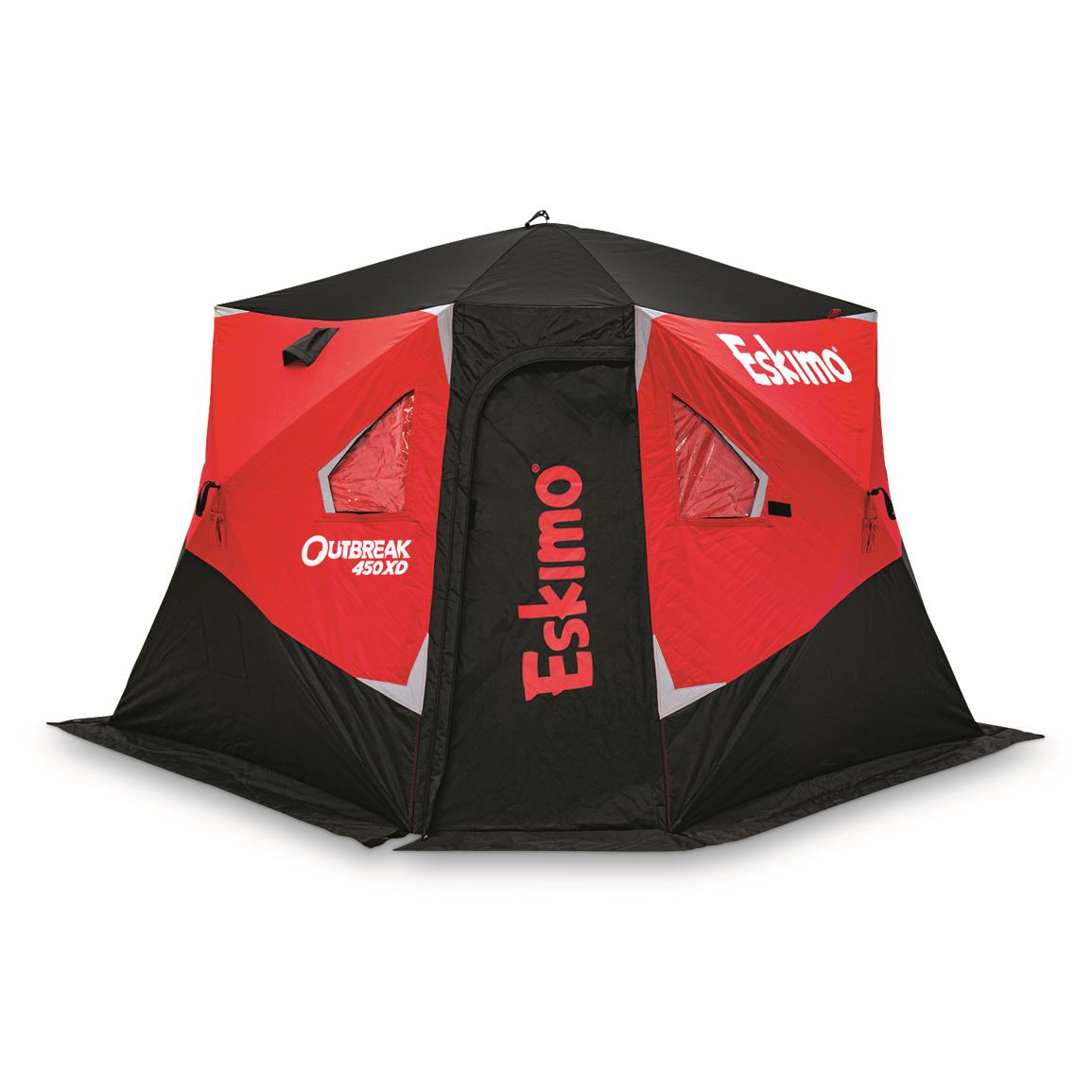 Eskimo Outbreak 450XD Insulated Hub-Style Ice Fishing Shelter, 5-Person