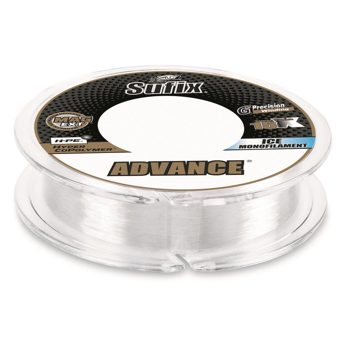 Sufix Ice Magic Fishing Line, 100 Yards - 117467, Ice Tackle at