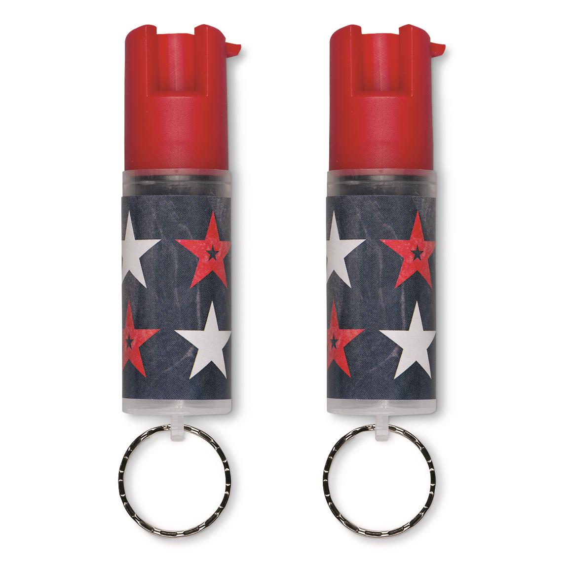 Sabre Red Pepper Spray with Key Ring, 2 Pack