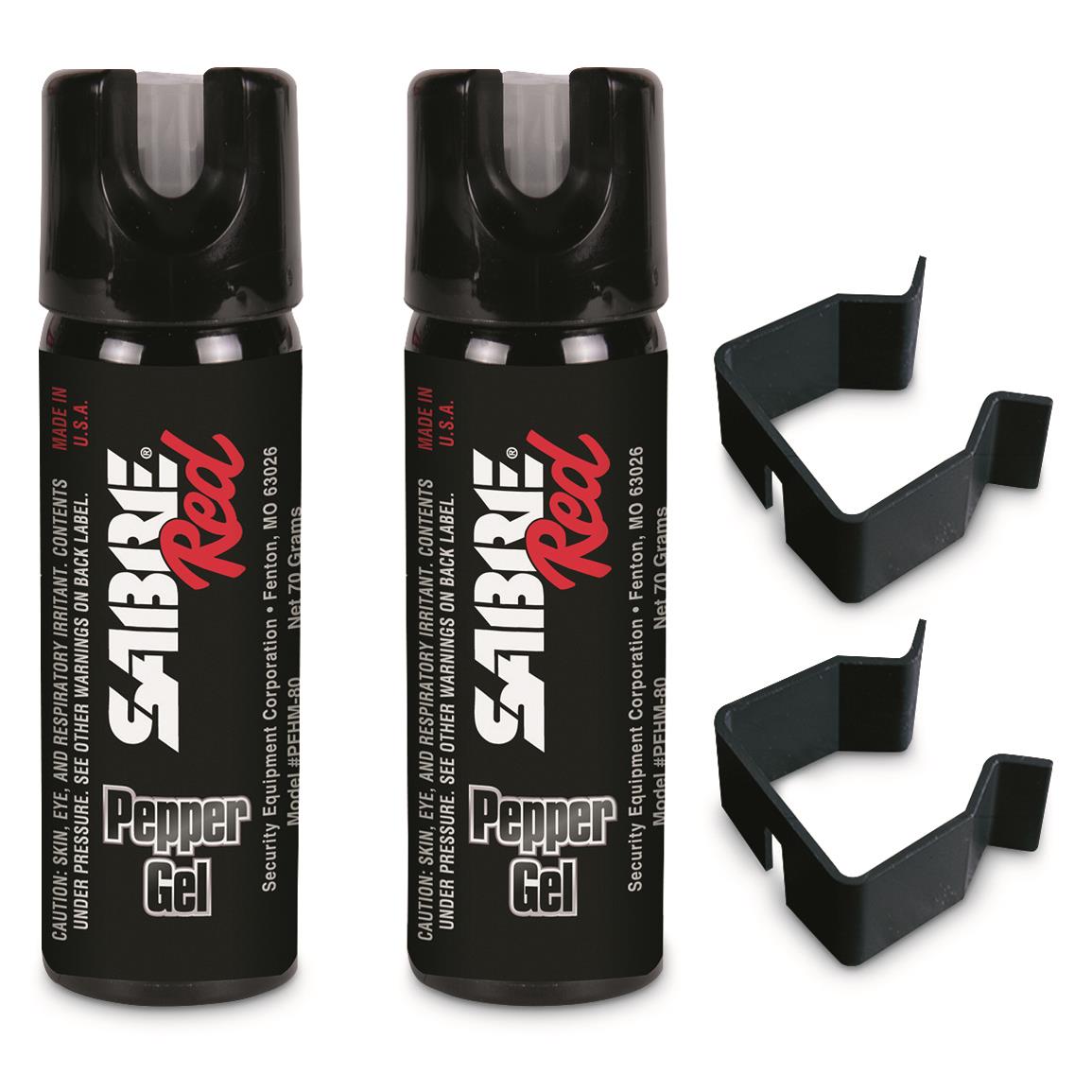 Sabre Red Pepper Gel Home Protection Kit, 2 Pack