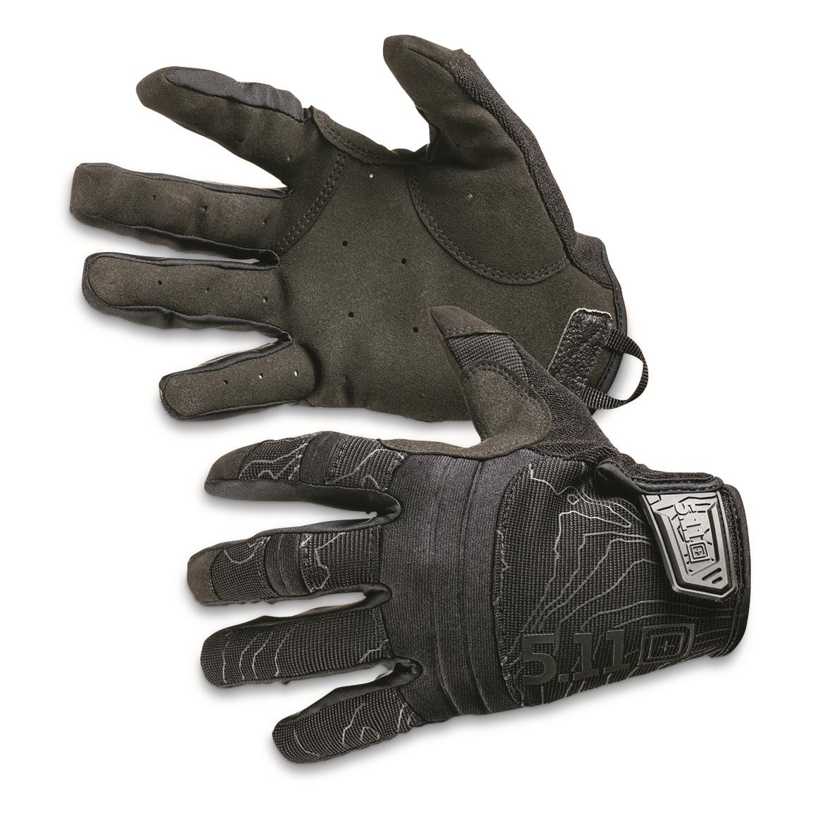 5.11 Tactical Competition Shooting Gloves, Black