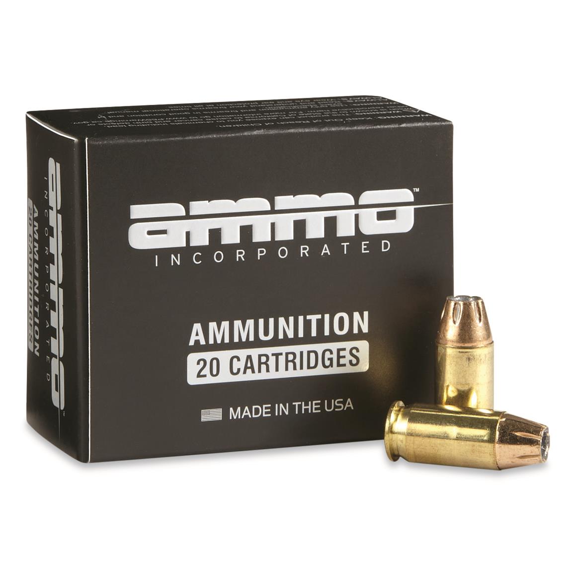 Ammo Inc. Signature, .45 ACP, Jacketed Hollow Point, 230 Grain, 20 Rounds