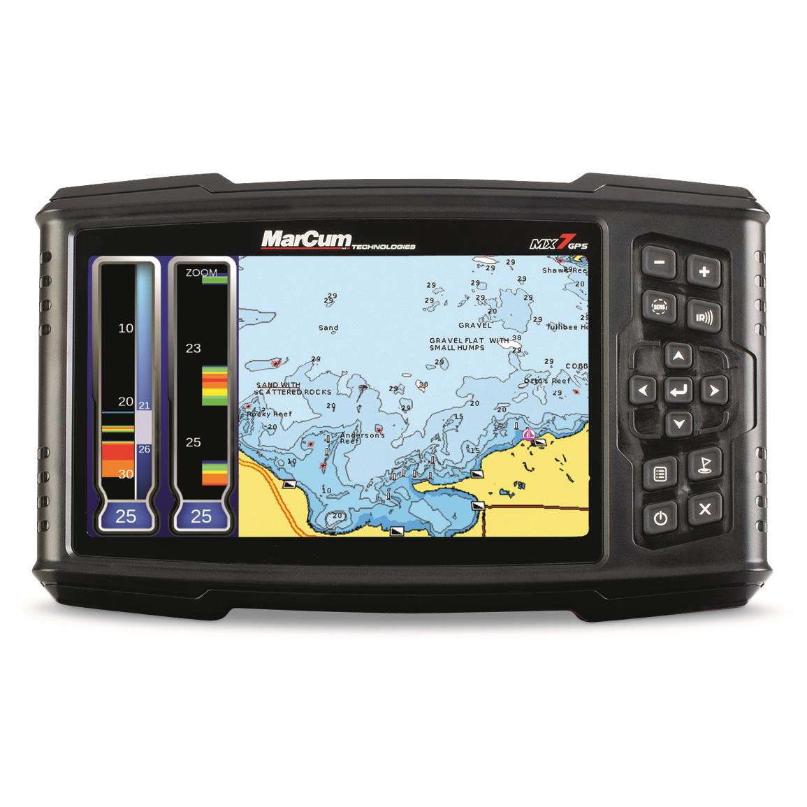 MarCum MX7GPS Digital Ice Fishing Sonar System 718374, Ice Fishing