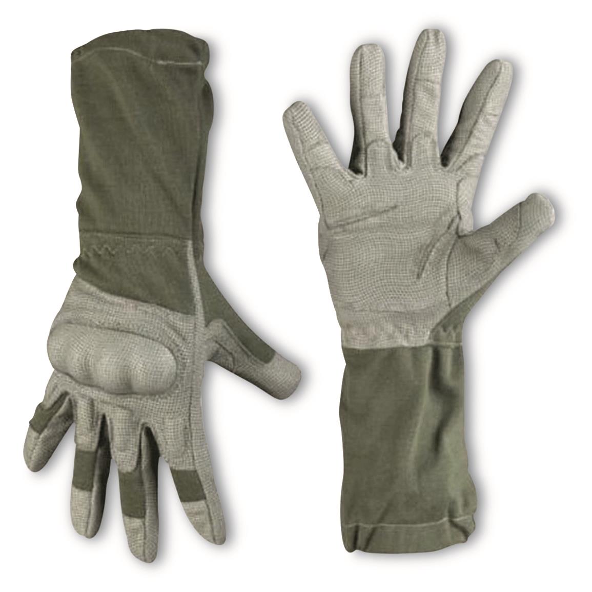 Mil-Tec Foliage Long FR Action Gloves, Foliage