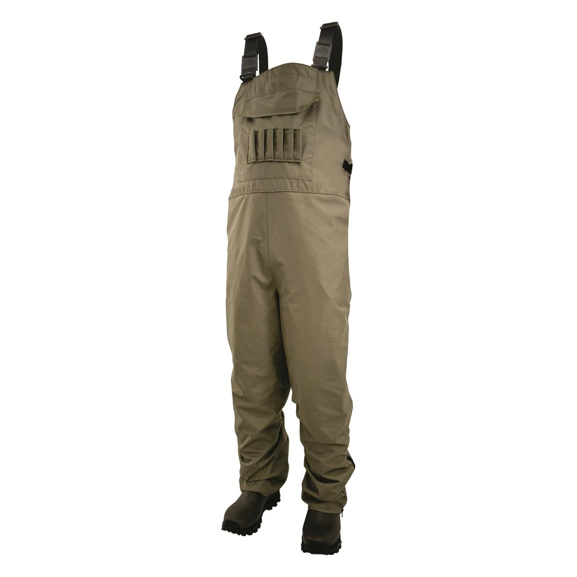 frogg toggs Brush Hogg Bootfoot Chest Waders, Brown