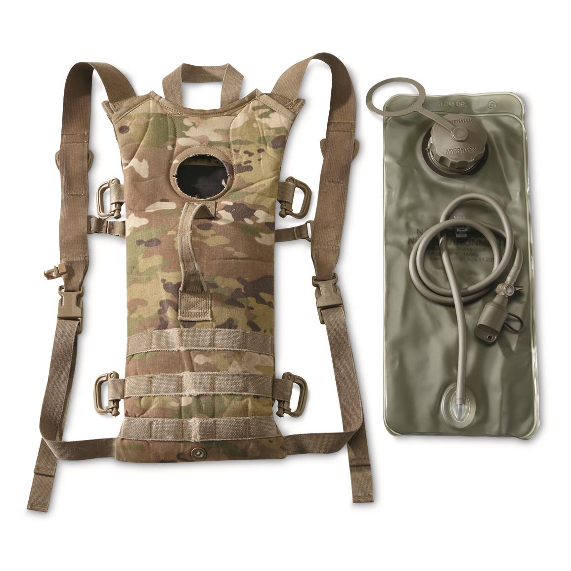 U.S. Military Surplus 3L Hydration Pack with Bladder, New, Multicam OCP