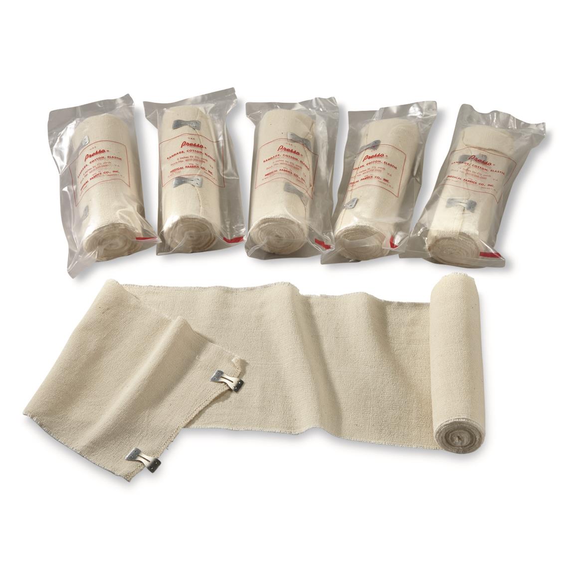 U.S. Military Surplus Rolled Bandages, 6 Pack, New