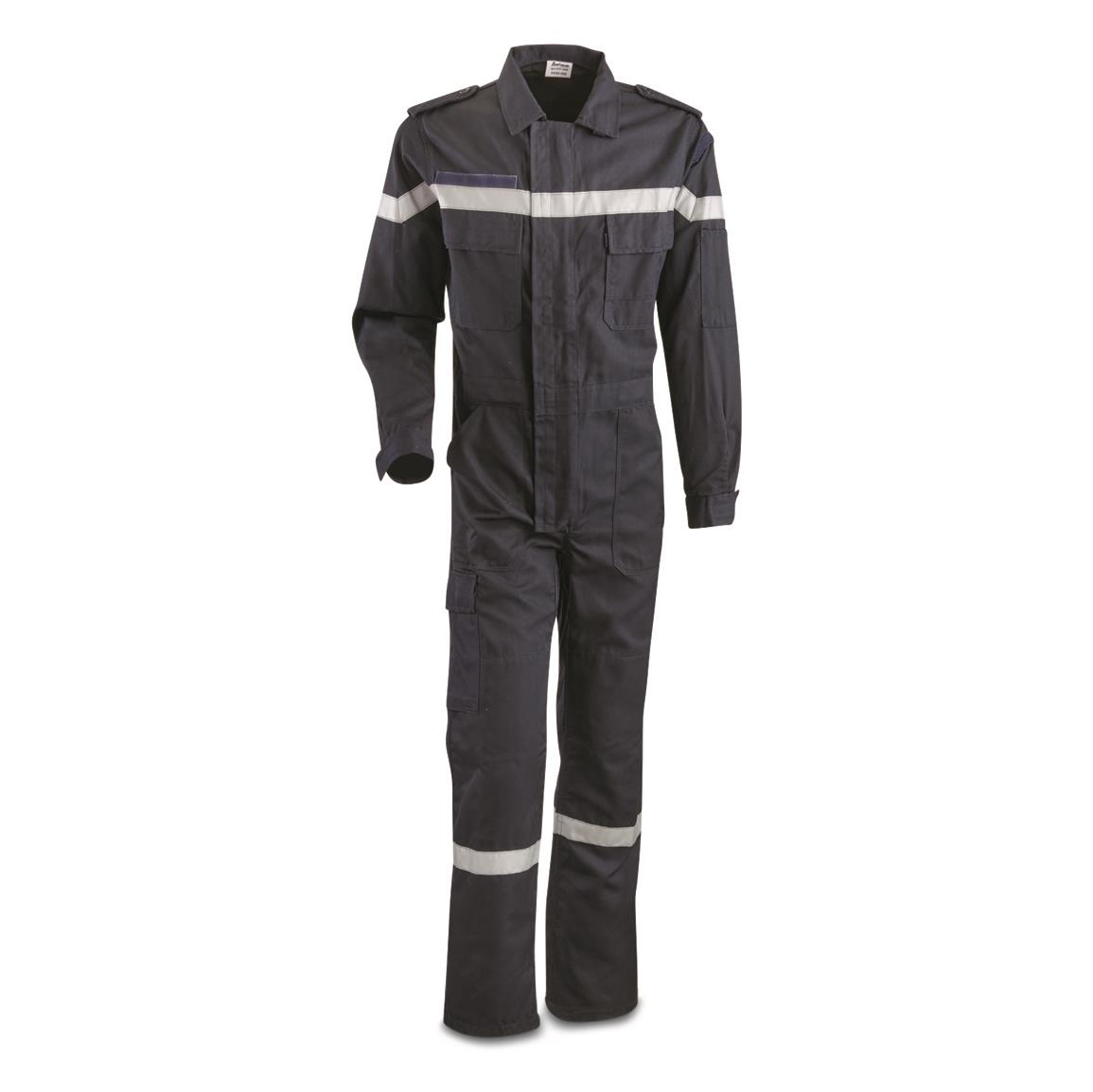 French Navy Surplus Coveralls, New, Navy