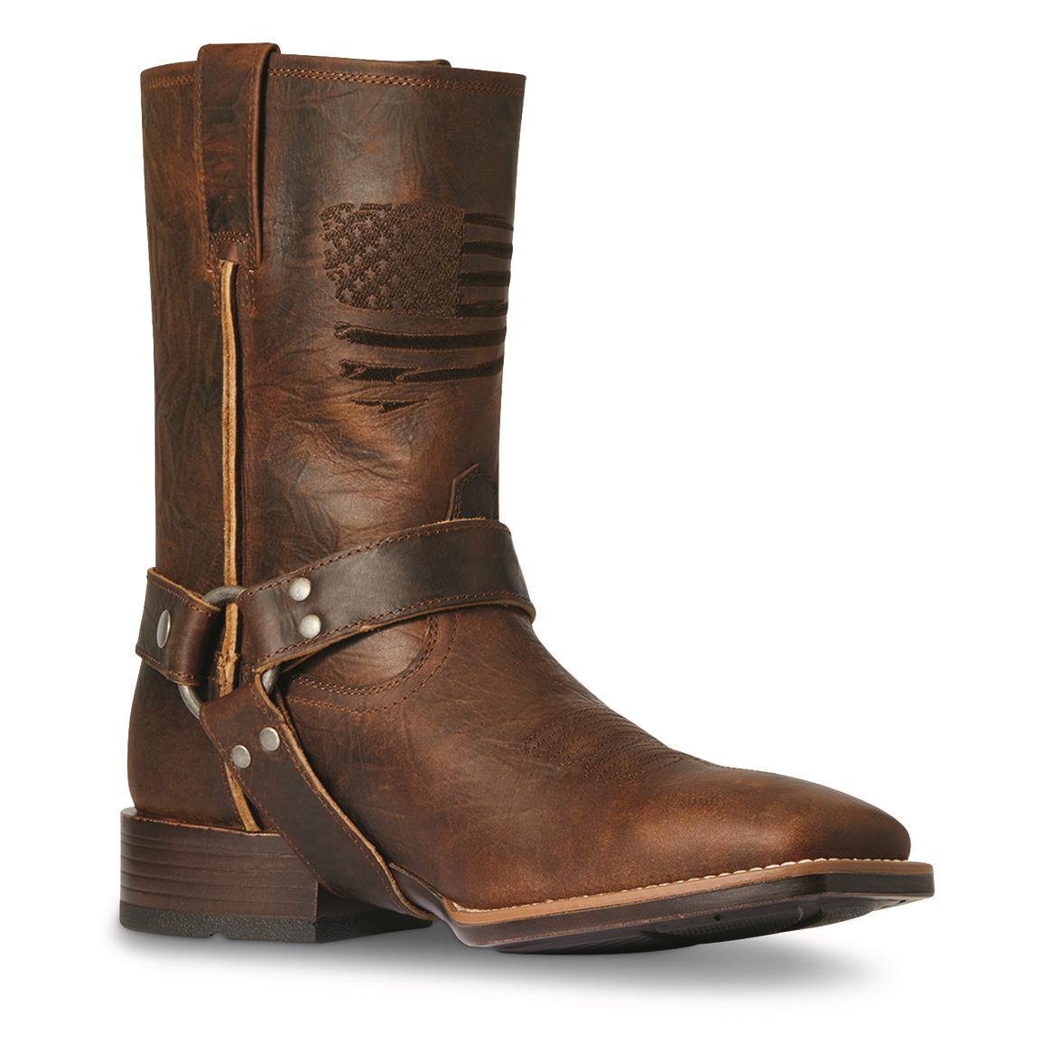 Details about   New Guide Gear Men's 12  Cowboy Boots W/ Stitching Sizes 8-13 Brown And Black 