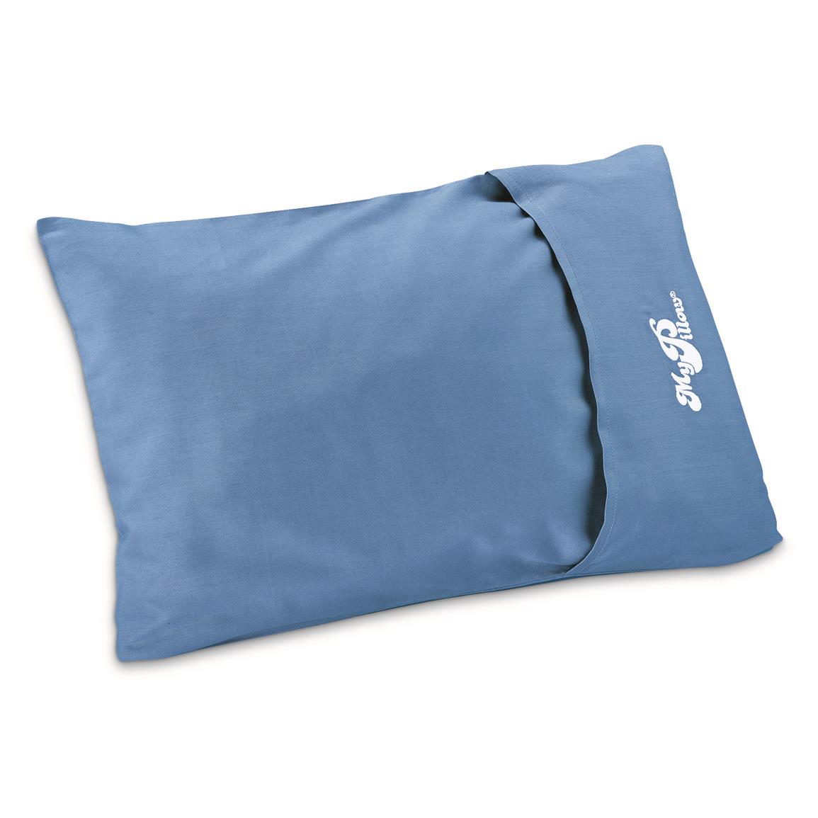 MyPillow® Roll & GoAnywhere Travel Pillow, Daybreak Blue