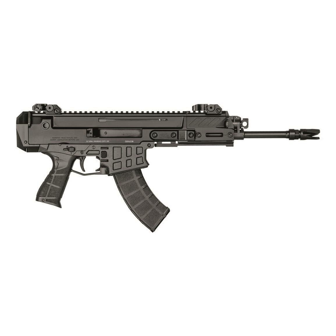 CZ-USA Bren 2 Ms Pistol, Semi-automatic, 7.62x39mm, 11.14" Barrel, 30+1