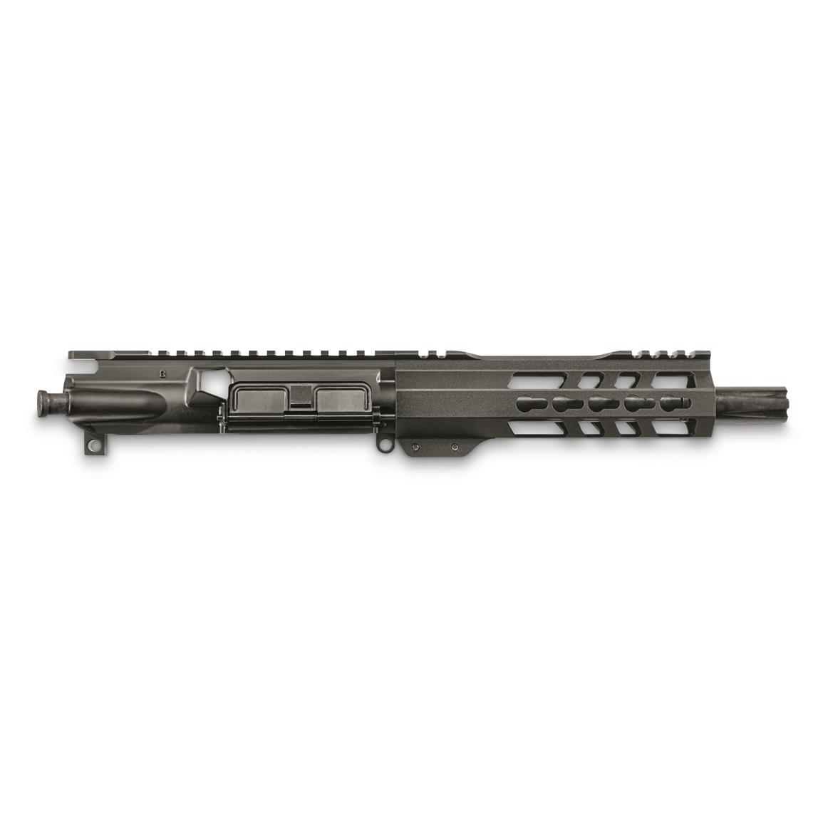 CBC 9mm AR-9 Pistol Upper Receiver Less BCG & Chg. Handle, 7.5" Barrel, KeyMod Handguard