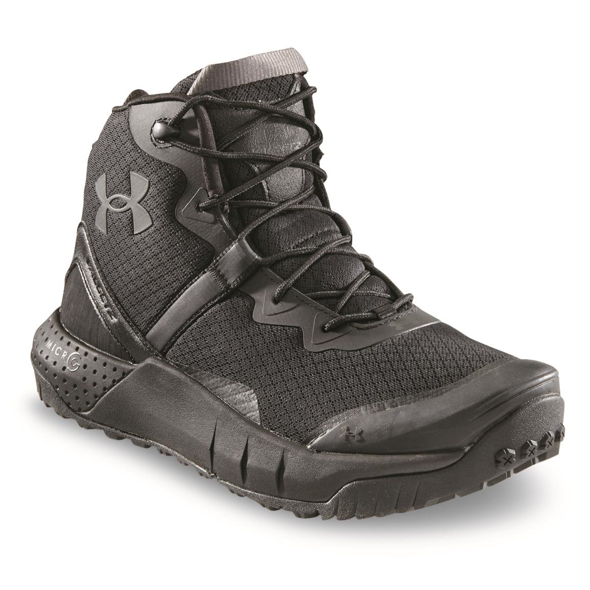 Under Armour Micro G® Valsetz Tactical Boots (Black-Jet Gray