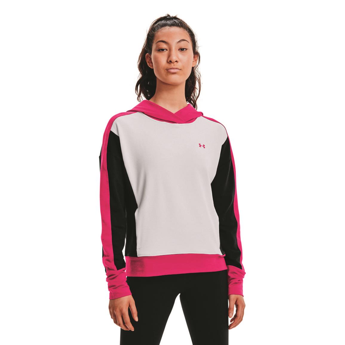 Under Armour Women's Rival Terry Hoodie, Halo Gray